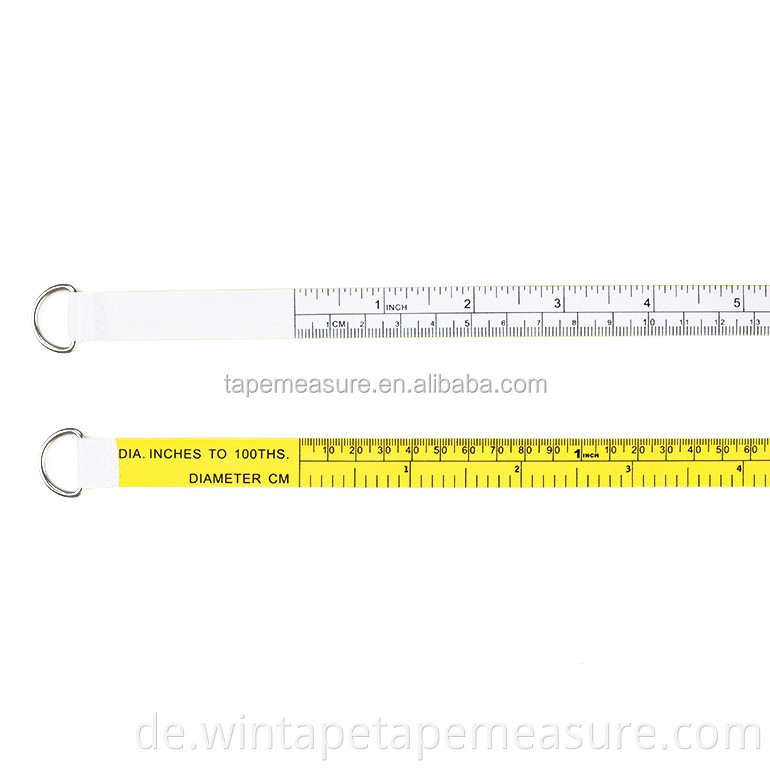 Werbegeschenk individuell bedrucktes Durchmesserbandmaß für Rohr- oder Baumumfang